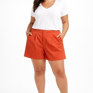 City Chic Women's Burnt Orange Shorts